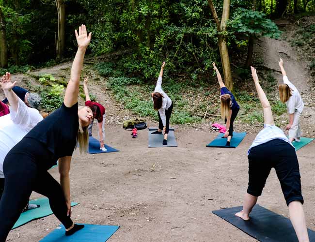 Brighton Yoga in Stanmer Woods